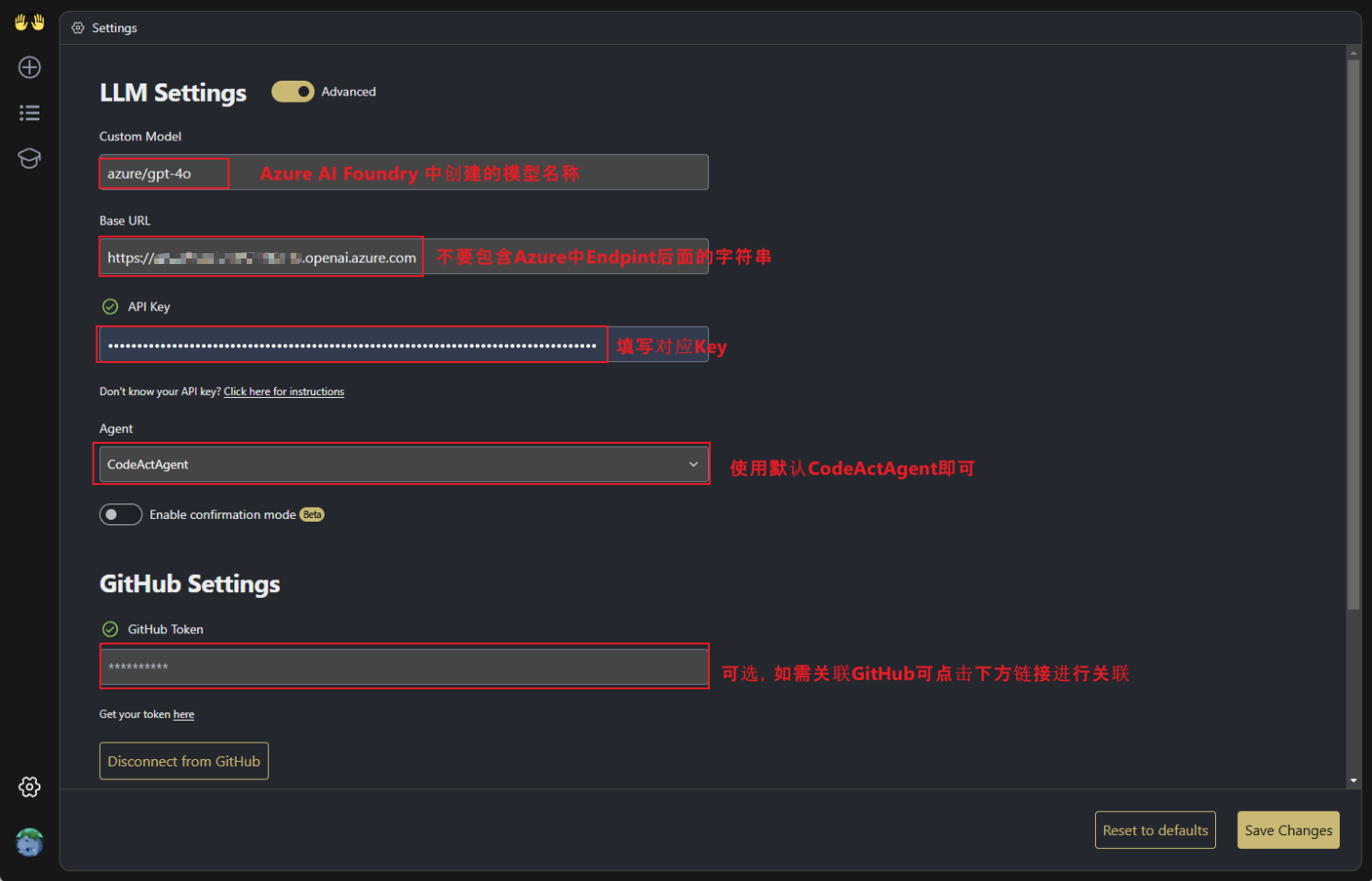 OpenHands Configuration