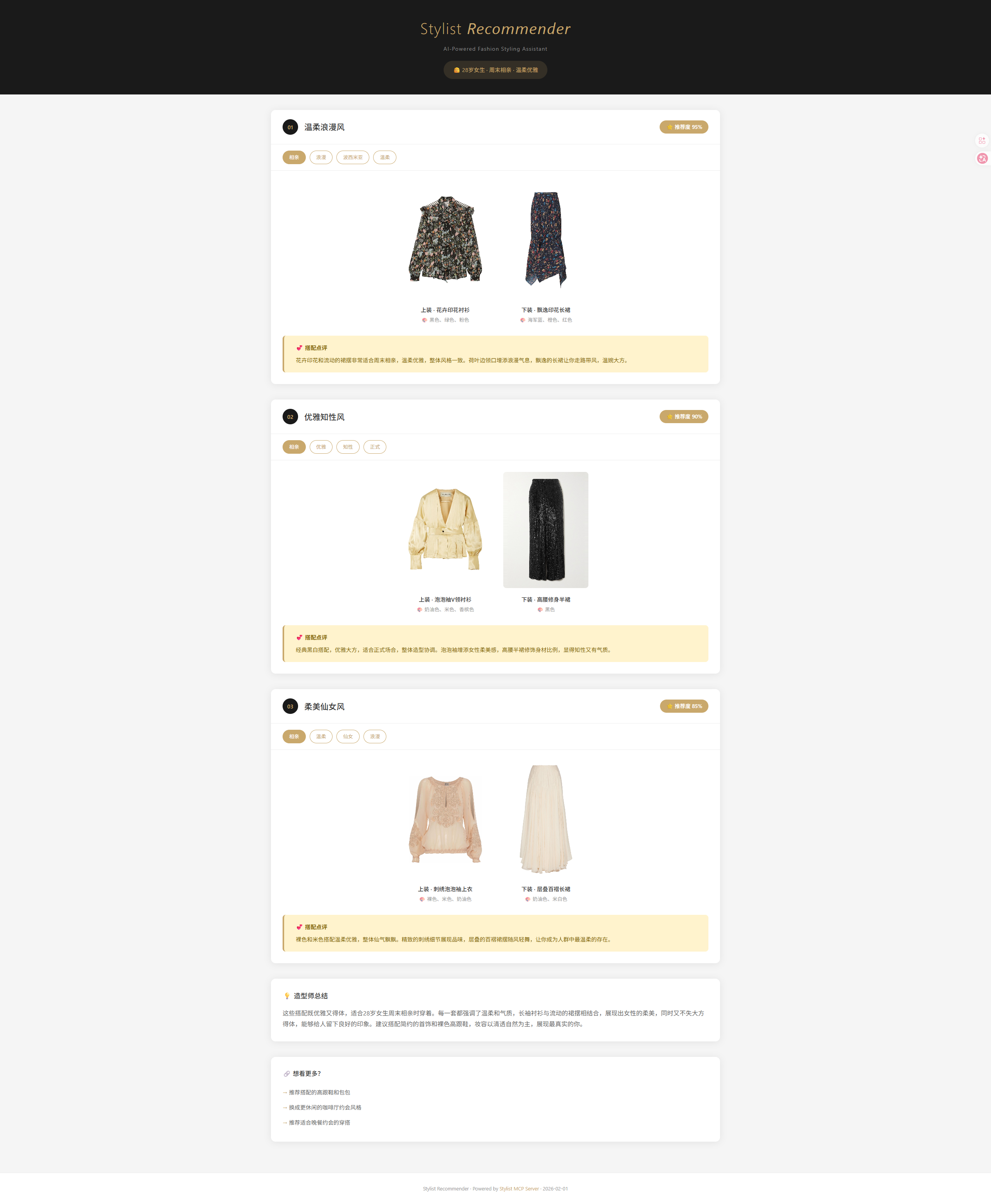 Stylist Presenter 生成的 HTML 报告